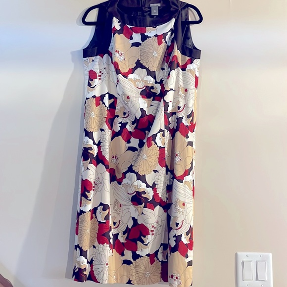 Cotton JCrew size 14 retro dress - Picture 3 of 4